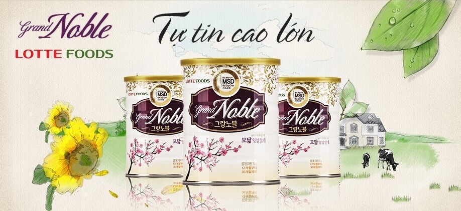 Sữa Grand Noble số 1 hàn quốc